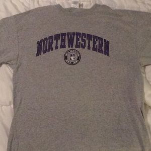 Northwestern Wildcats T Shirt XL.  Campus Colors.